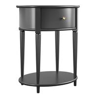 BEISTELLTISCH Aurora Schwarz B: 55 cm - Schwarz, Design, Holzwerkstoff (55/45/66cm) - MID.YOU