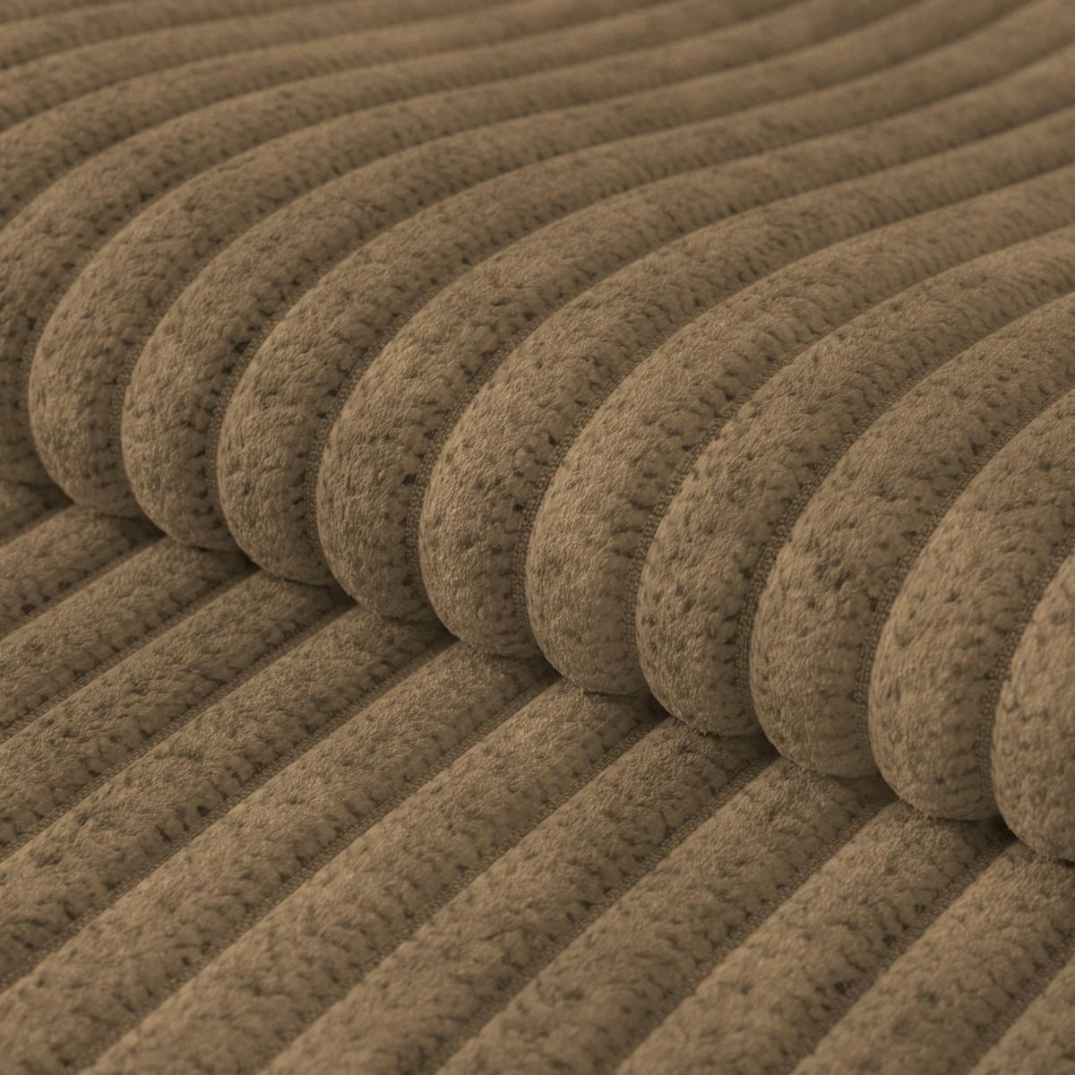 Ecksofa Gemini Braun, B: 234cm - Chromfarben/Braun, KONVENTIONELL, Textil (234/312cm)