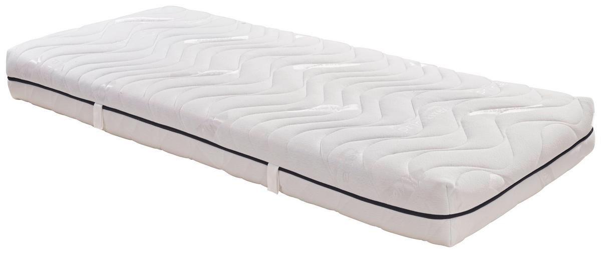 Komfortschaummatratze Comfort 90x200cm Mittelfest - Weiß, MODERN, Textil (90/200cm) - Livetastic