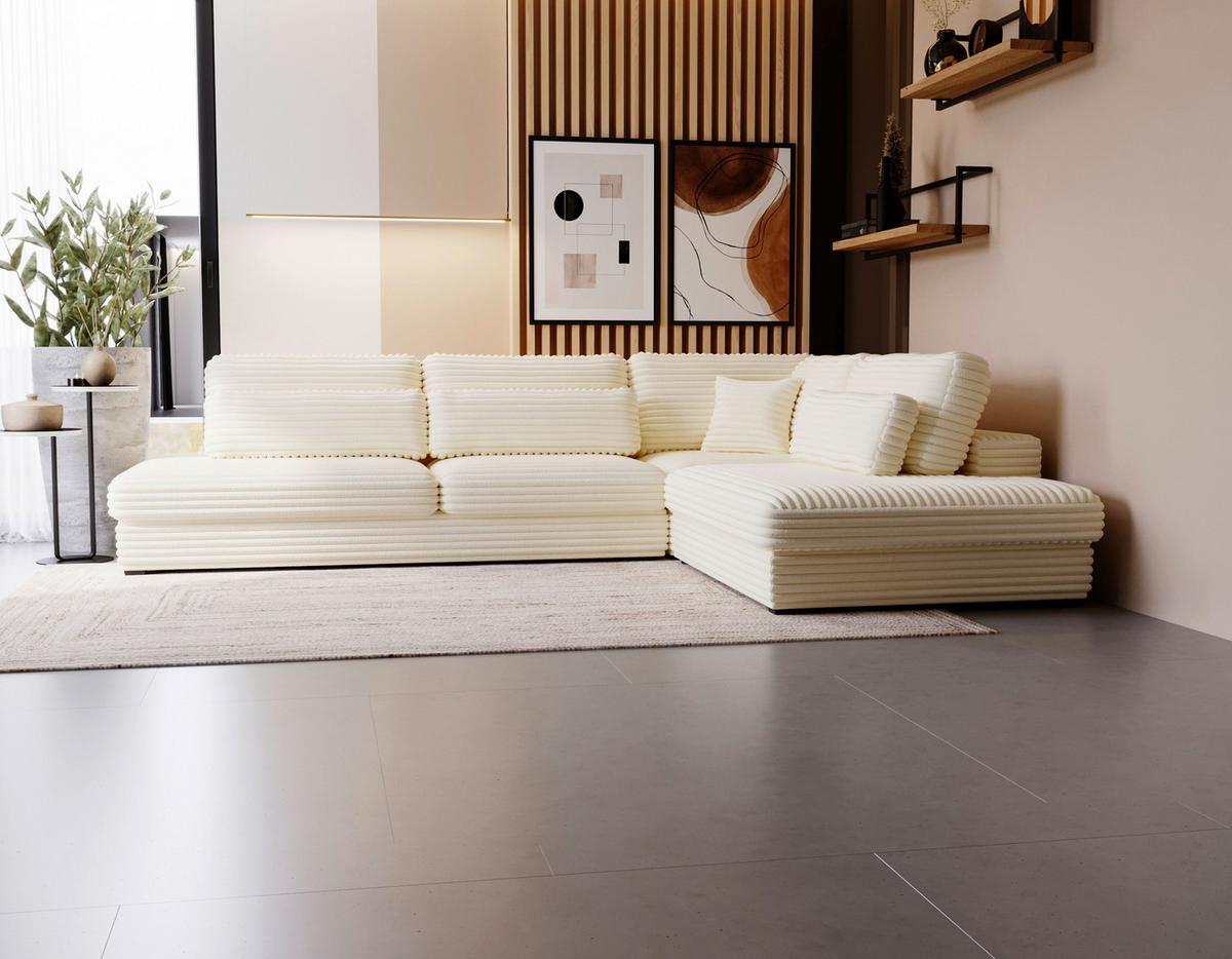 Sven Beige S: 332x244 cm - Beige/Schwarz, Design, Textil (332/244cm) - Livetastic