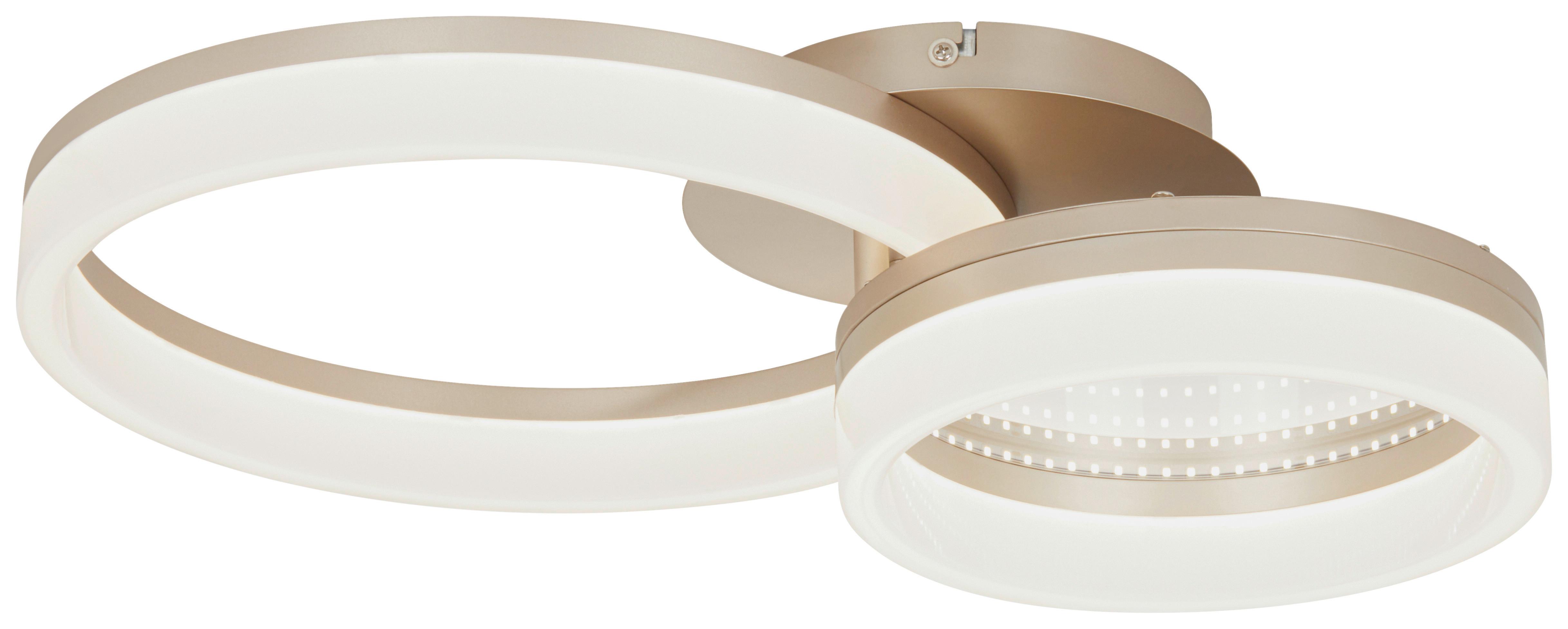 Led-deckenleuchte Natali - Weiß, MODERN, Kunststoff/Metall (50/33/13cm) - Luca Bessoni