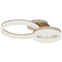 LED-Deckenleuchte Natali - Weiß, MODERN, Kunststoff/Metall (50/33/13cm) - Luca Bessoni