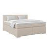 Boxspringbett Mira Boucle Perlmutt,lf: 160x200cm - Perlmutt/Silberfarben, KONVENTIONELL, Holz/Textil (160/200cm)