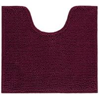 WC-Vorleger mit Ausschnitt Anke Lila 45x50 cm Waschbar - Lila, MODERN, Textil (45/50cm) - Luca Bessoni