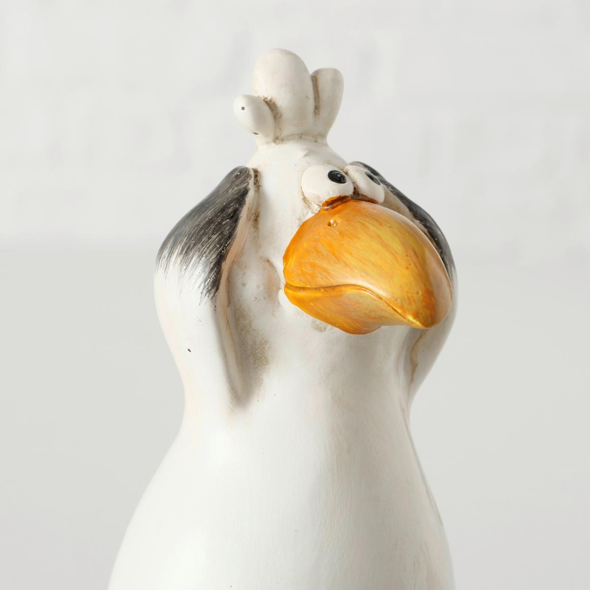 Dekofigur Vogel H: 10 cm Aus Polyresin für Indoor - Basics, Kunststoff (4/4/10cm)