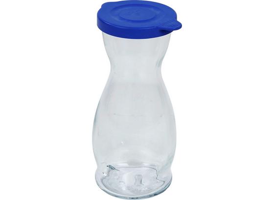 Wasserkaraffe Isolde, 0,5 Liter - Blau/Klar, KONVENTIONELL, Glas/Kunststoff (0,5l) - Luca Bessoni Wasserkaraffe Isolde, 0,5 Liter - Blau/Klar, KONVENTIONELL, Glas/Kunststoff (0,5l) - Luca Bessoni