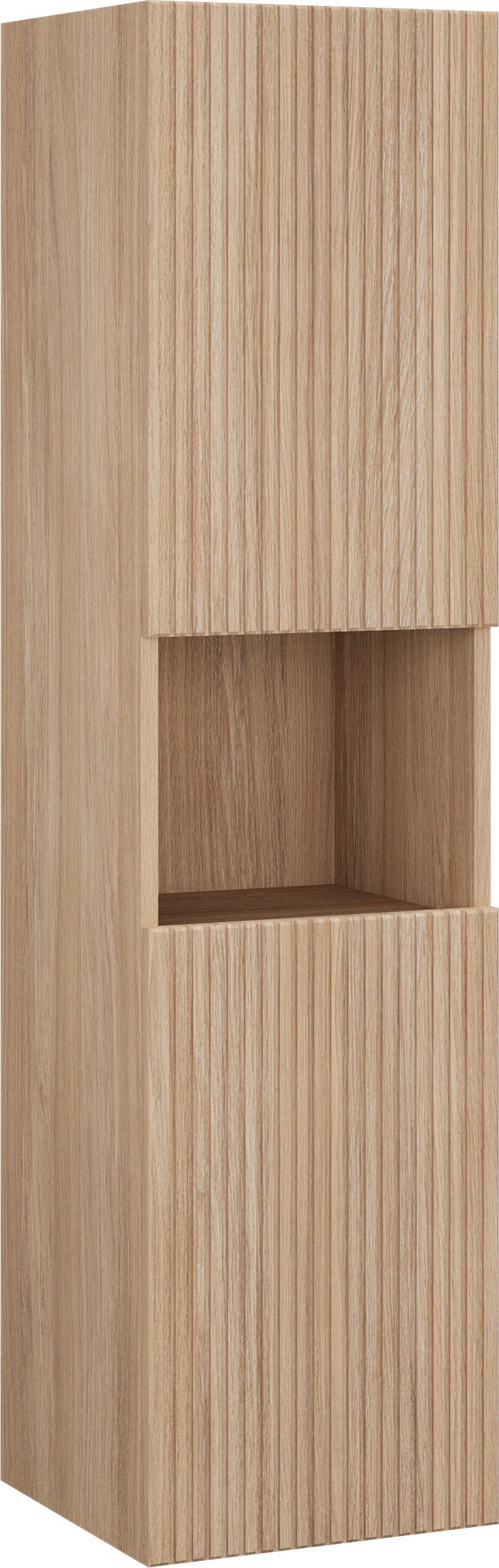 Seitenschrank Andora Eichenfarben B: 33 cm - Eichefarben, MODERN, Holzwerkstoff (33/130/33cm) - Stylife