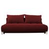 Schlafsofa Zoom Bordeaux B: 200 Cm - Bordeaux/Goldfarben, Design, Textil (200/90/97cm) - MID.YOU