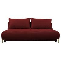 Schlafsofa Zoom Bordeaux B: 200 Cm - Bordeaux/Goldfarben, Design, Textil (200/90/97cm) - MID.YOU