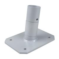 Terrassenhalterung Premium Grau - Grau, Basics, Metall (15/20/15cm)