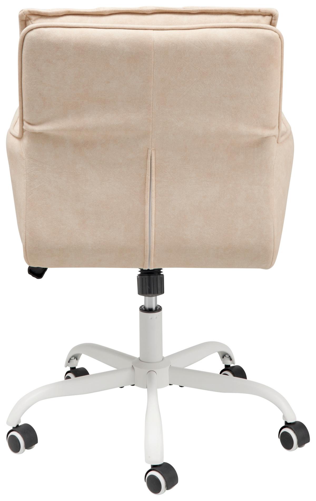 Drehstuhl Seattle - Beige, LIFESTYLE, Holz/Kunststoff (56/89-97/69cm) - MID.YOU