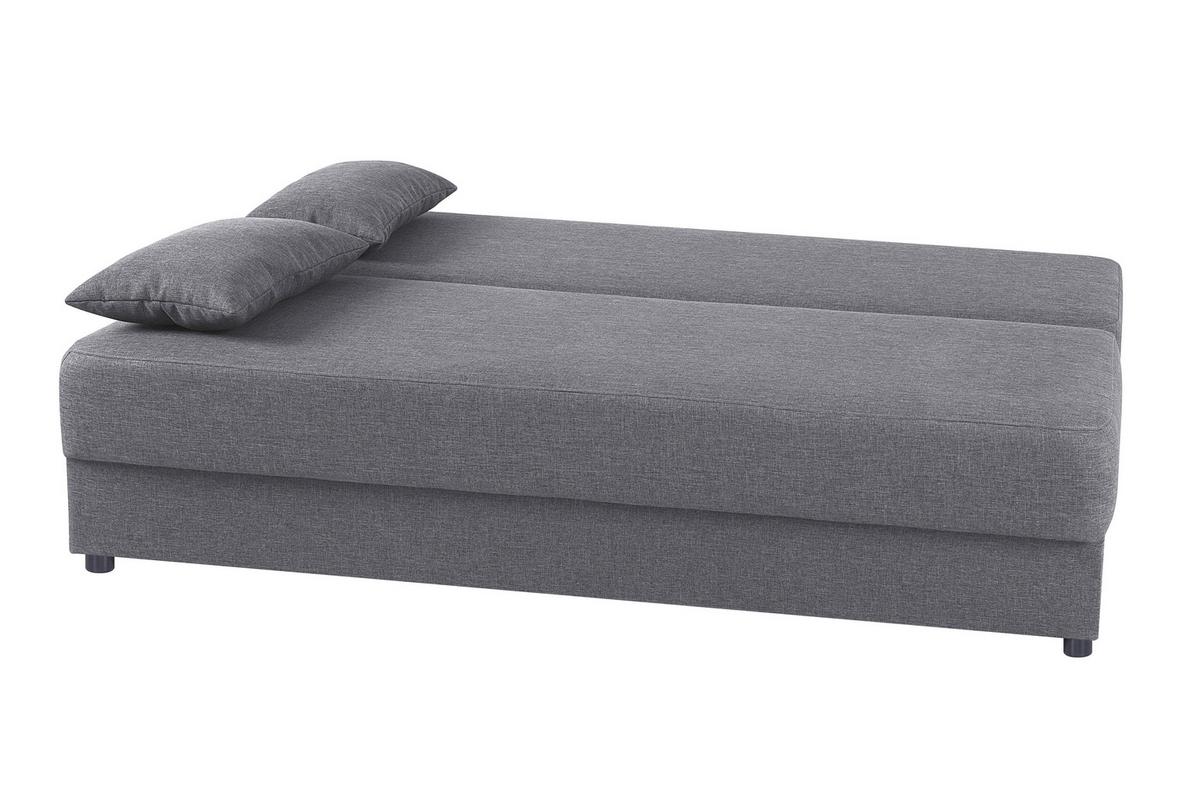 Schlafsofa Nele Silberfarben B: 193 Cm - Silberfarben, Design, Holzwerkstoff/Textil (193/82/80cm) - P & B