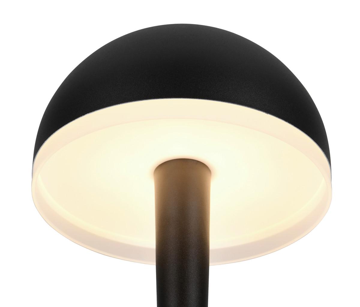LED-Tischleuchte, Schwarz R54541132 - Schwarz/Weiß, Basics, Kunststoff/Metall (15,4/29,5cm)