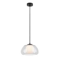 ZÁVĚSNÉ SVÍTIDLO ELOWEN - bílá/černá, Moderní, kov/plast (25/150cm)