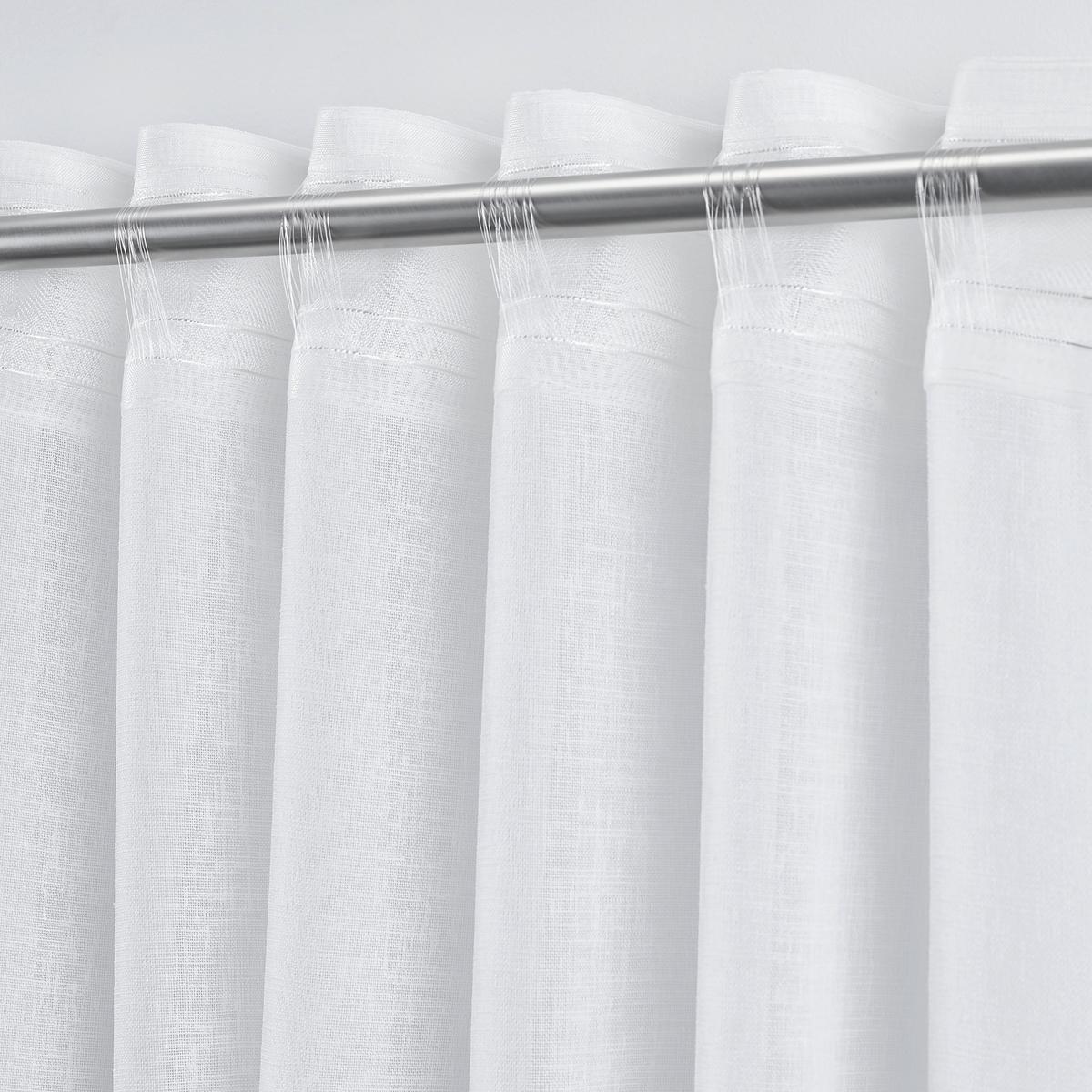 HOTOVÝ ZÁVĚS Sigrid, 140/245 cm - bílá, Romantický / Rustikální, textil (140/245cm) - Premium Living