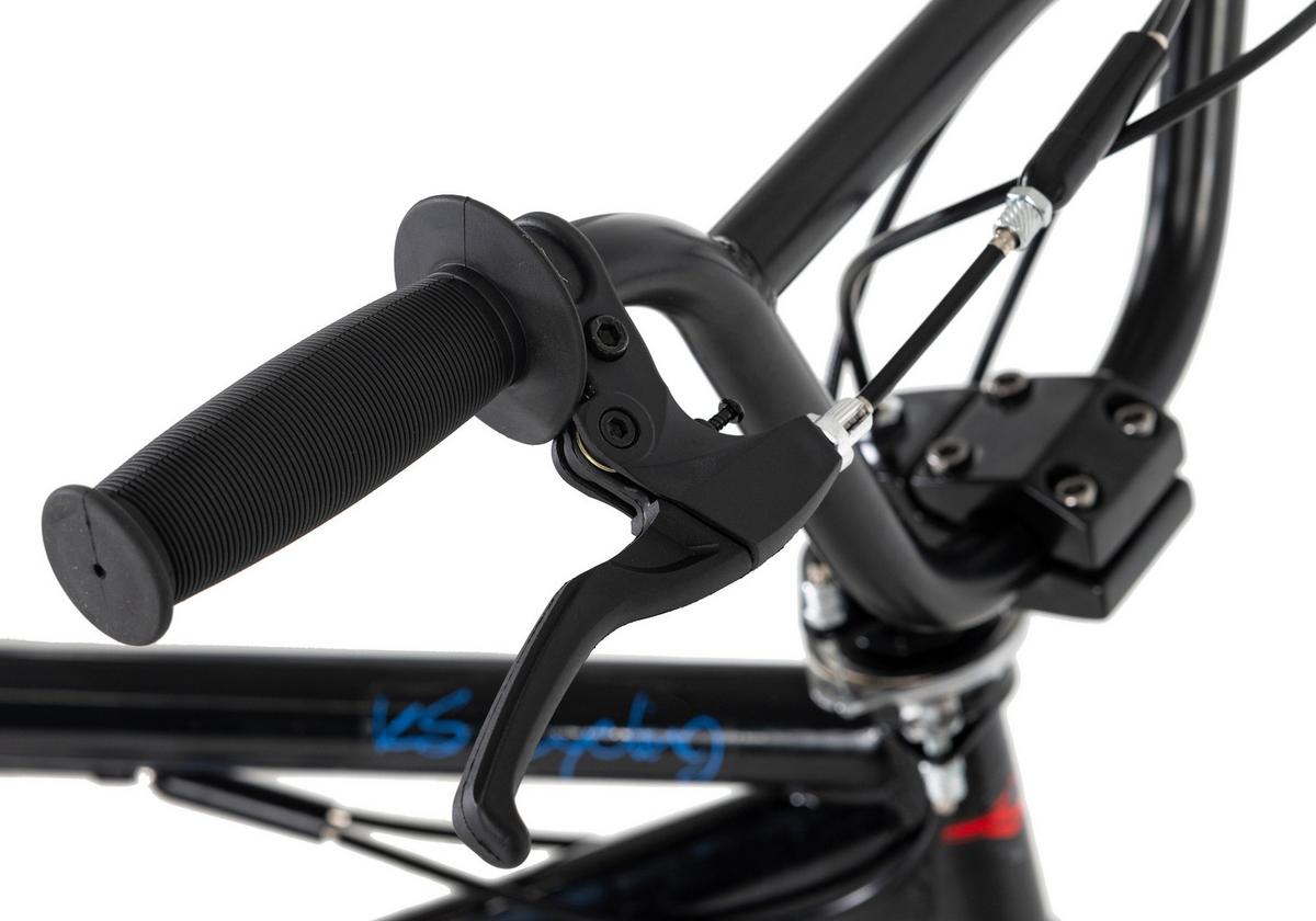 Bmx Kinder 20 Zoll Freestyle Unisex - Blau/Schwarz, Basics, Metall (70/100/70cm) - KS Cycling