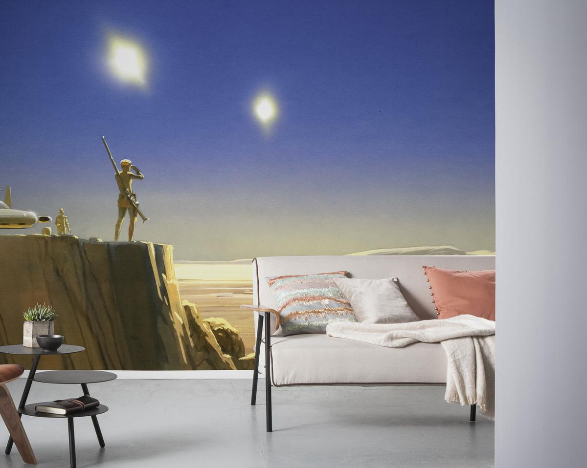 Fototapete Star Wars Mos Eisley Edge - Multicolor, Trend, Textil (500/250cm)