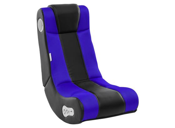 Gamingstuhl Ingamer B: 57 cm - Blau/Schwarz, Design, Textil (57/101/79,5cm) - Livetastic Gamingstuhl Ingamer B: 57 cm - Blau/Schwarz, Design, Textil (57/101/79,5cm) - Livetastic
