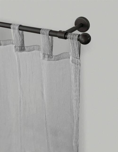 Vorhangstange Schwarz, 320 Cm - Schwarz, KONVENTIONELL, Metall (320cm)