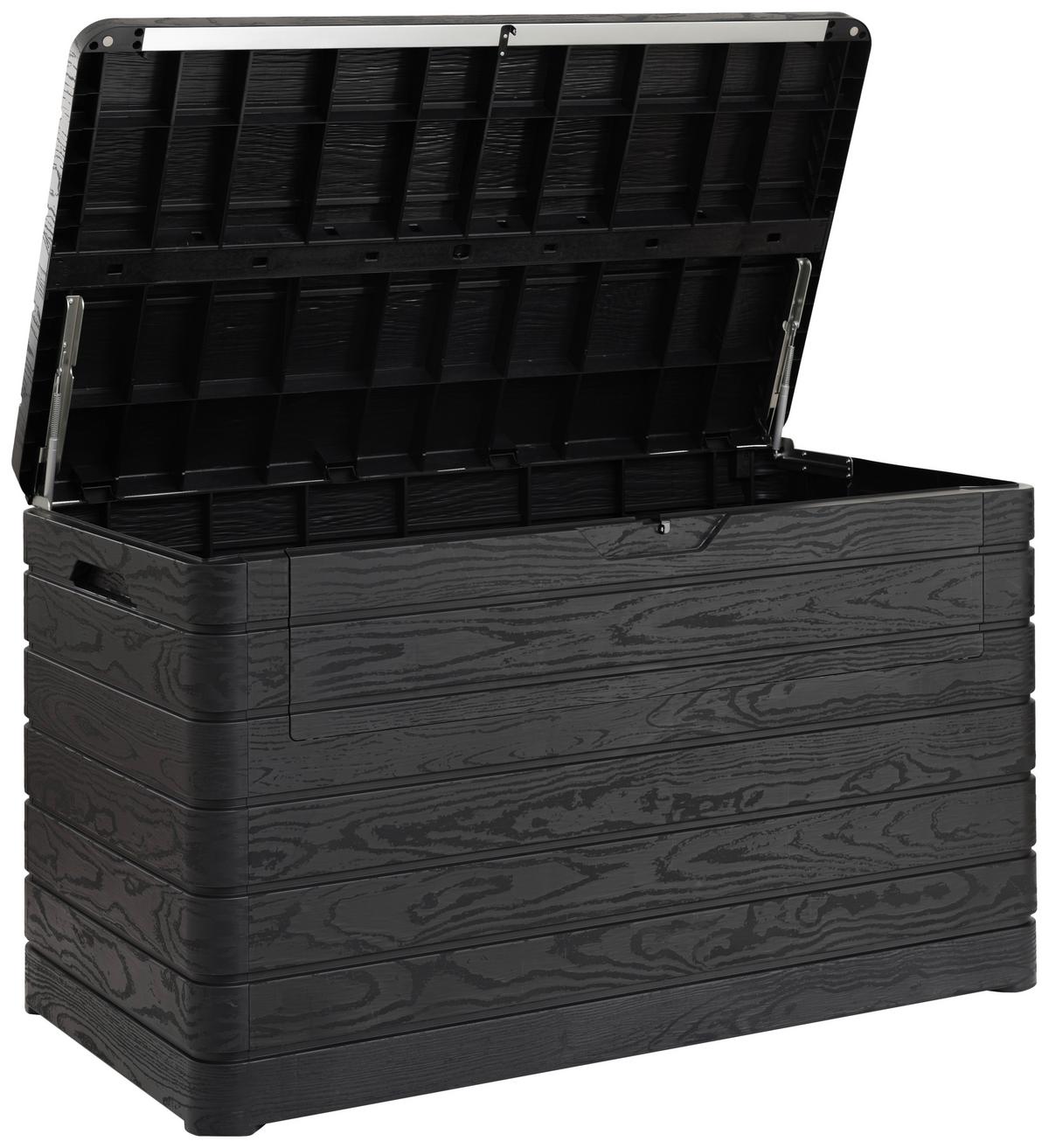 BOX NA VANKÚŠE DOLOMITI - antracitová, Basics, plast (146/85/82cm) - Mömax