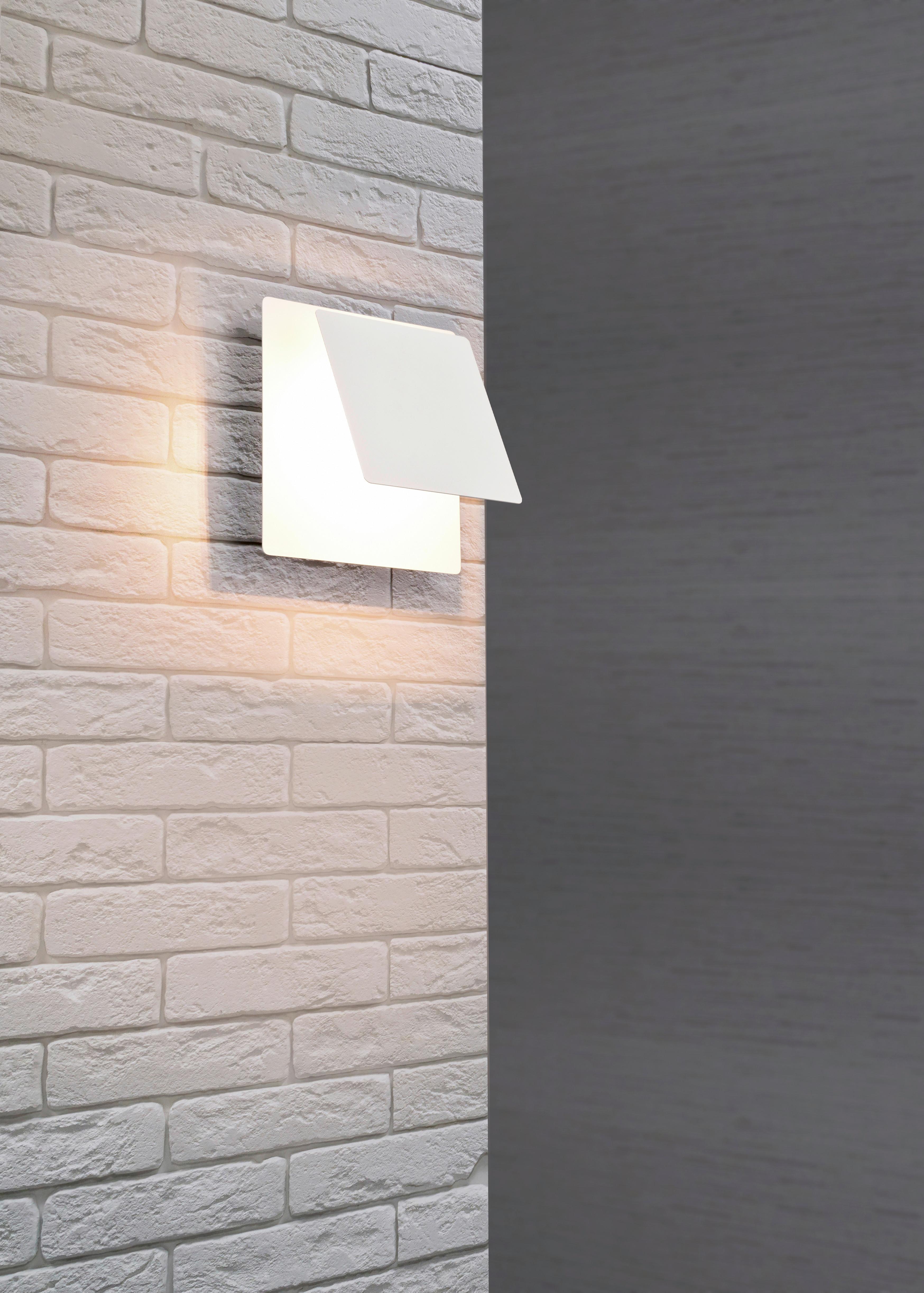 Led-wandleuchte 240319131 Mio - Weiß, Design, Metall (18/18/7.2cm) - Trio Leuchten
