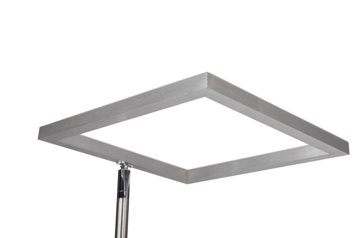 LED-Stehlampe Tara dimmbar Chromfarben/Glitzernd - Chromfarben, MODERN, Kunststoff/Metall (180cm) - Luca Bessoni