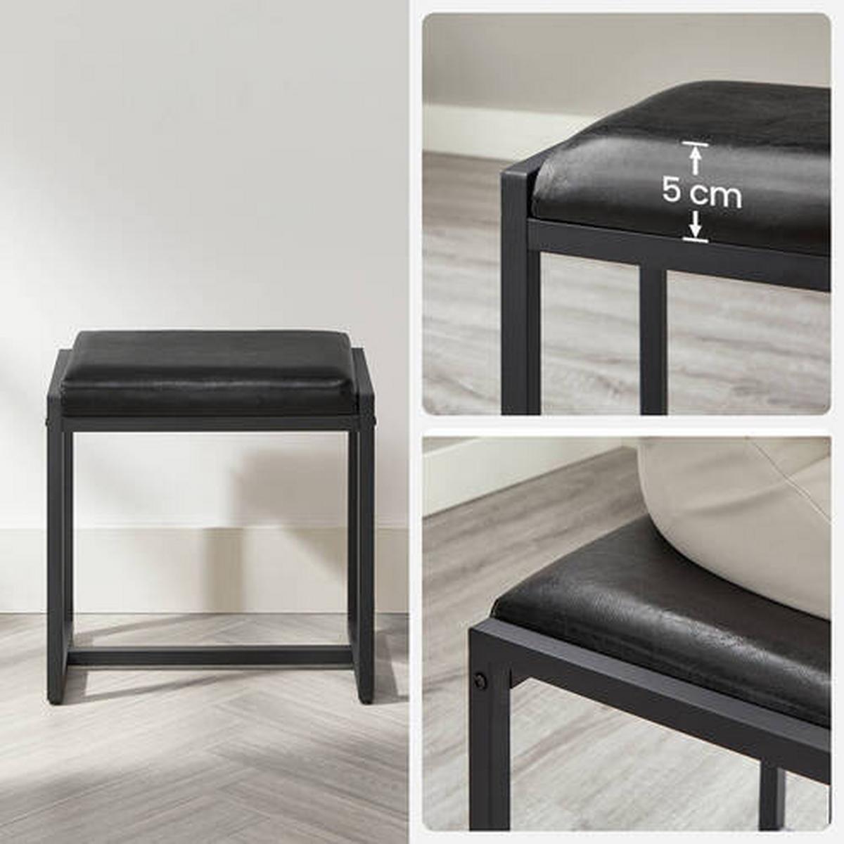 Schminktisch B: 40 cm Braun/Schwarz - Schwarz/Braun, Trend, Glas/Holzwerkstoff (90/40/141cm) - Boxxx