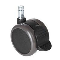 Bürostuhlrollen Rolo Stop Schwarz Ø 6,5 Cm 5er-Set - Schwarz, Basics, Kunststoff/Metall (5/7/6,5cm) - MID.YOU