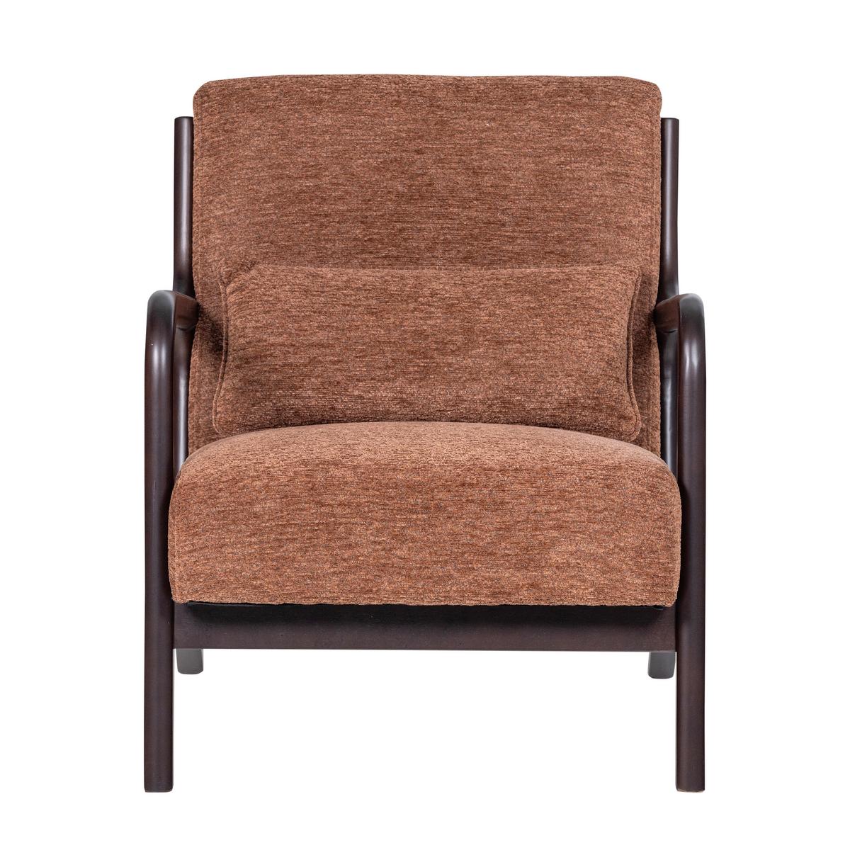 Sessel Mark Braun/Dunkelbraun B: 67cm - Dunkelbraun/Braun, MODERN, Holzwerkstoff/Textil (67/75/82cm) - Livetastic