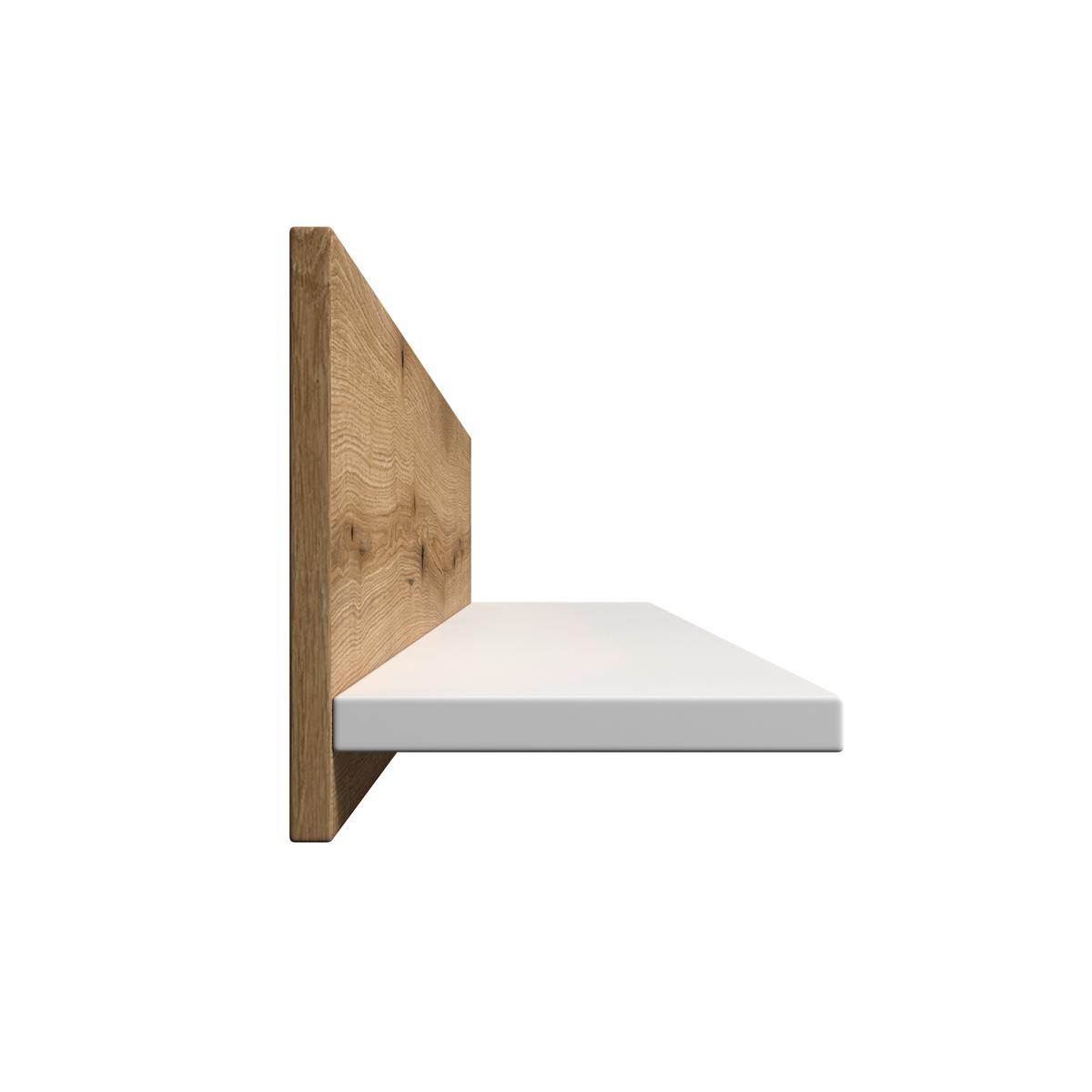 Wandboard Calabria Weiß/Eiche Dekor B: 160 cm - Eichefarben/Weiß, Trend, Holzwerkstoff (160/24/21,6cm)