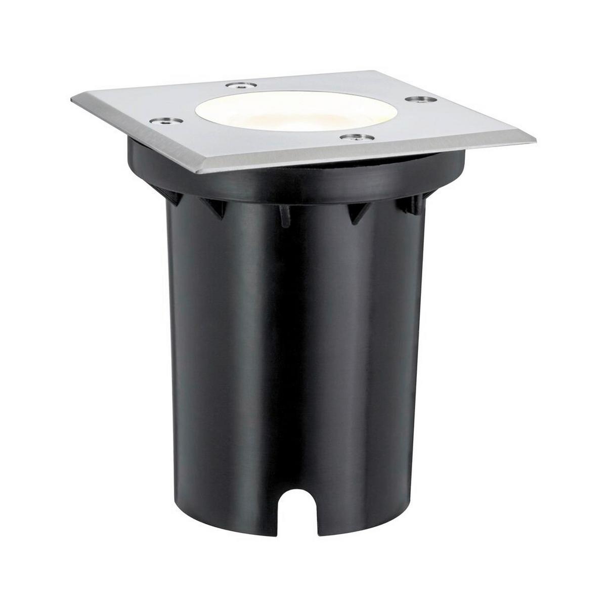 Led Außenleuchte 3,5 Watt Metall - Edelstahlfarben, Basics, Metall (10,8/12,4/10,8cm) - Paulmann