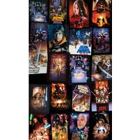Vliestapete Star Wars Posters Collage - Multicolor, Basics (120/200cm) - Komar