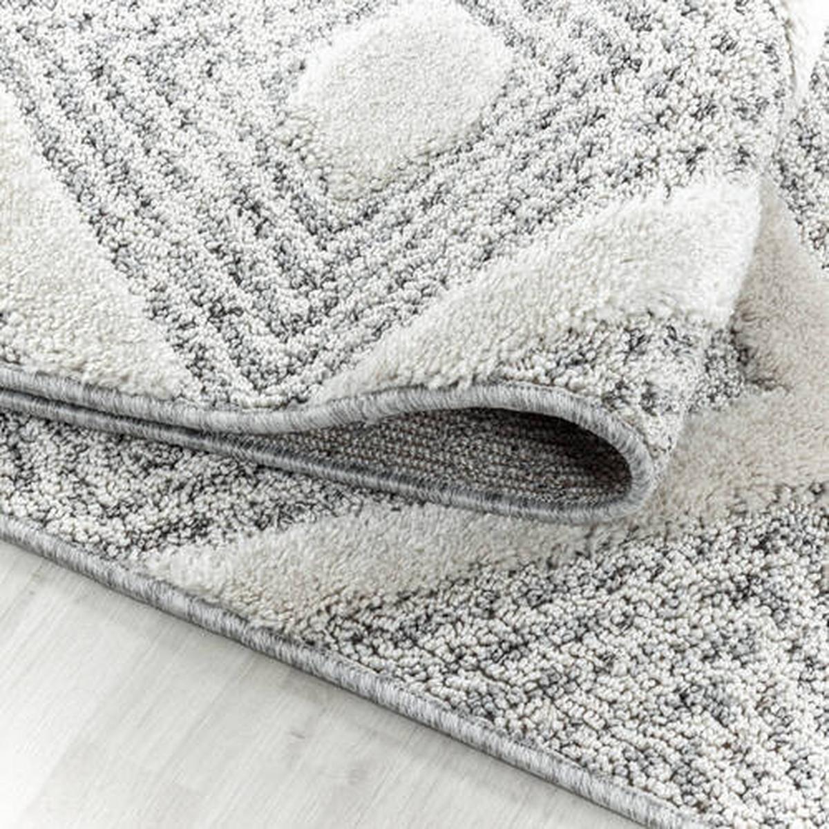 Tkaný koberec 200x290cm, sivá - sivá, Konventionell, textil (200/290cm)