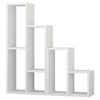 Regal Sule Regal - Weiß, Design, Holzwerkstoff (42/89/20cm) - Livetastic