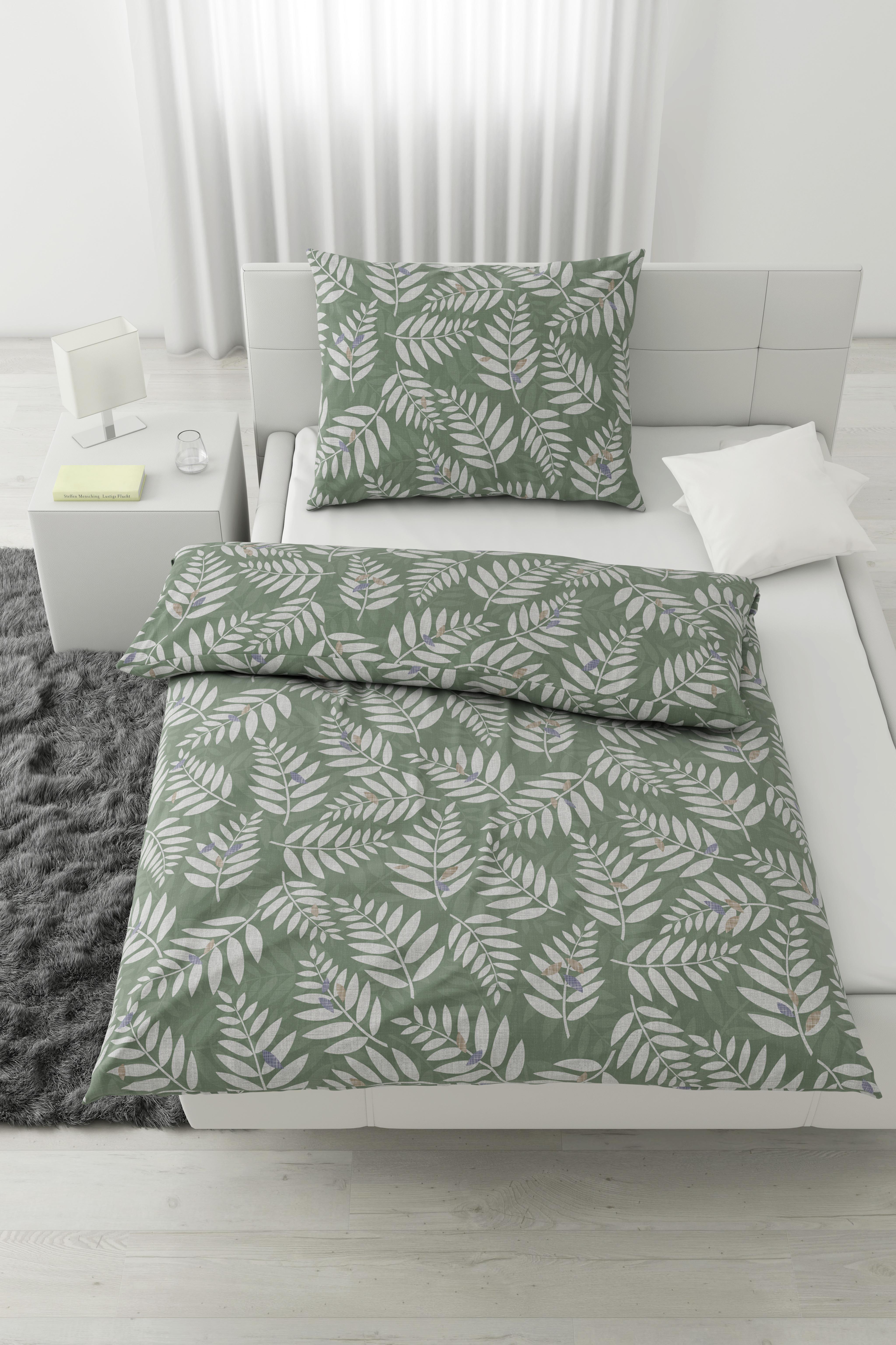 Povlečení Josh, 140/200 Cm - zelená, Moderní, textil (140/200cm) - Modern Living