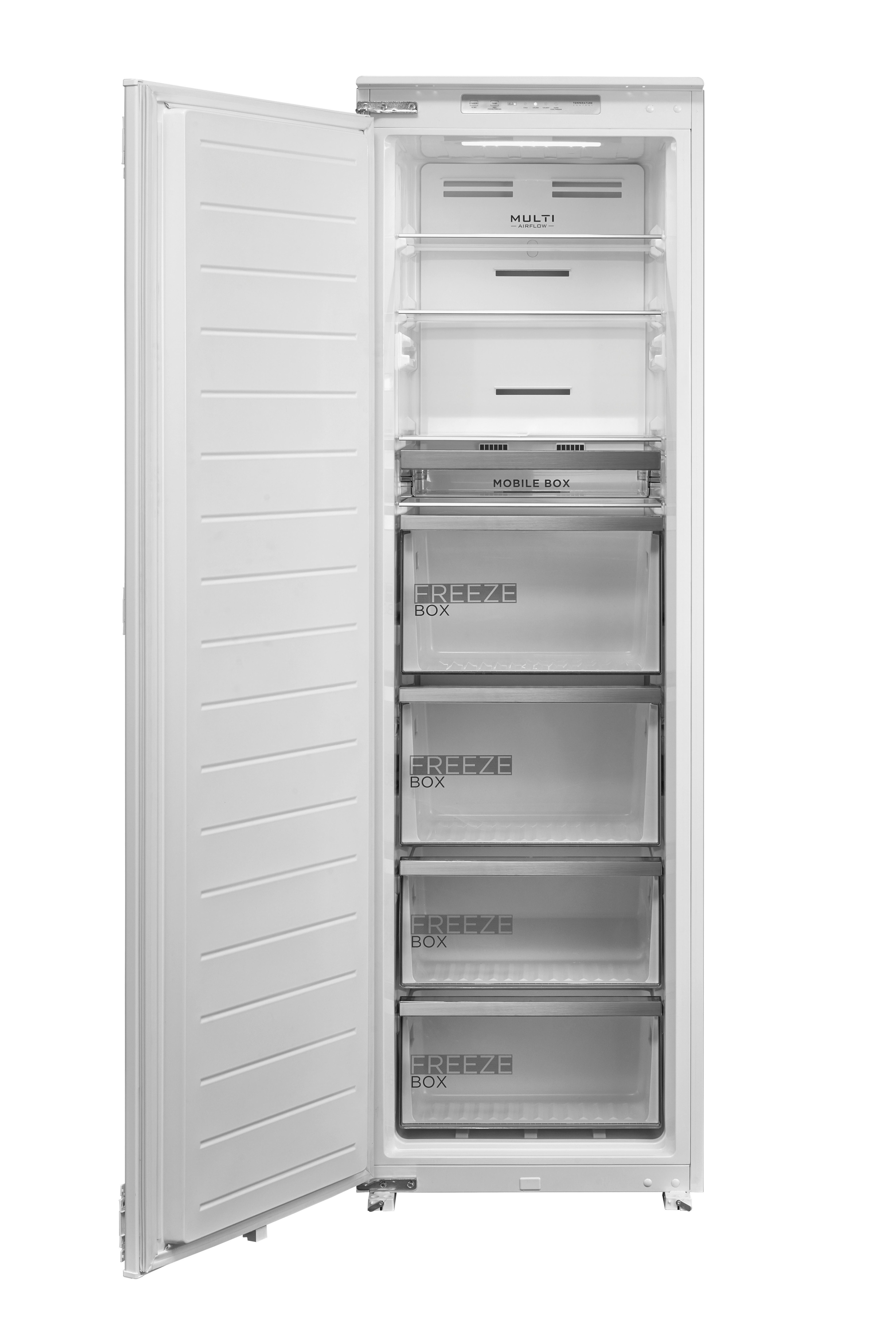 Einbaugefrierschrank Mdre306fge01 - Weiß, Basics, Kunststoff/Metall (54cm) - Midea