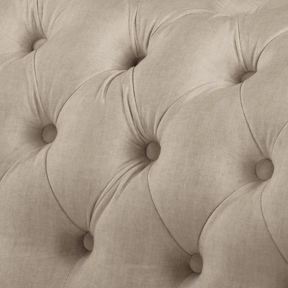 Schlafsofa Laura Taupe, B: 218cm - Taupe/Braun, Design, Textil (218/74/91cm) - P & B