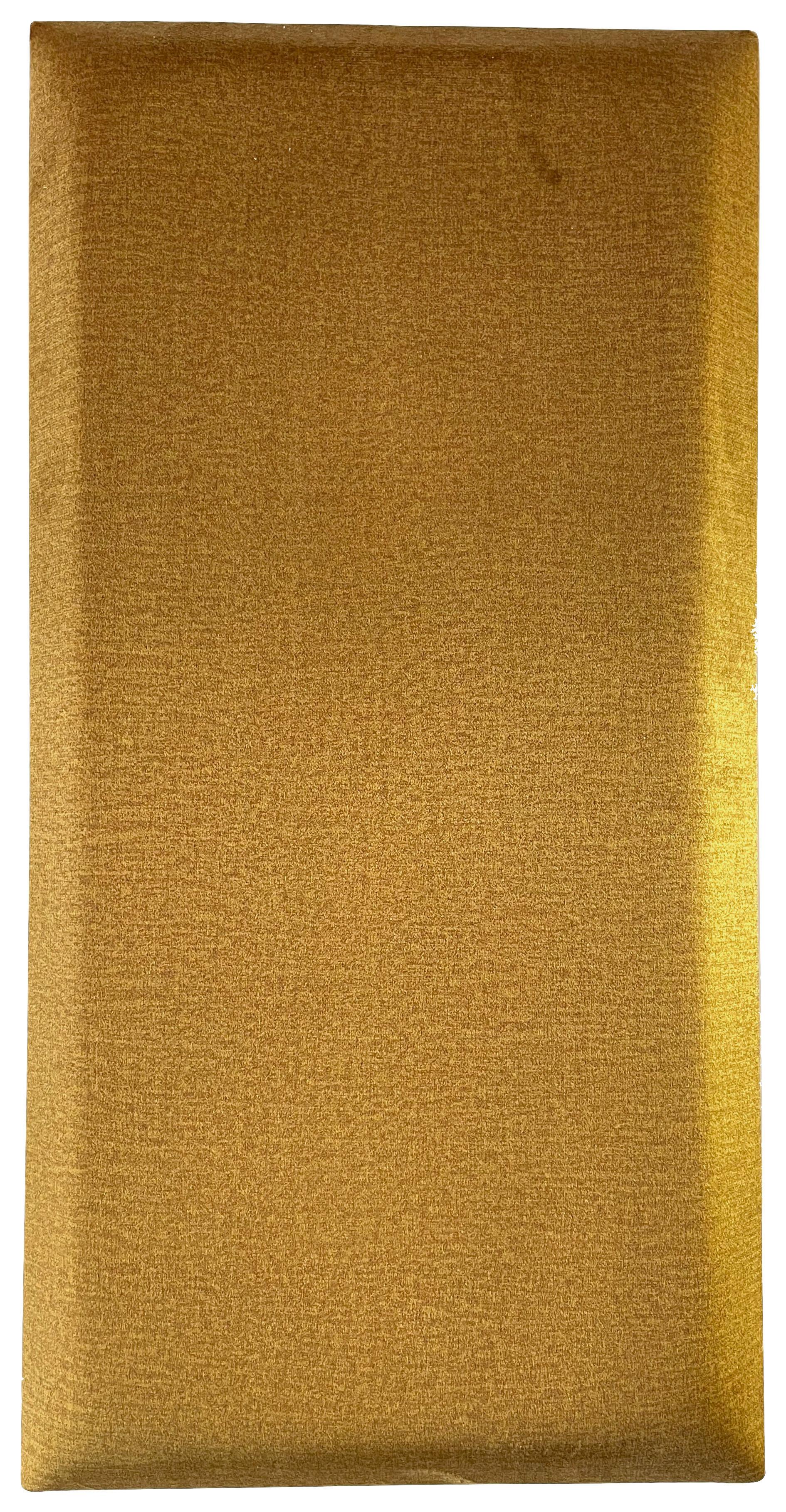 čalúnený panel 2ks, 60x30cm obdĺžnik, medová - medová, Basics, textil (60/30/4cm) - MID.YOU