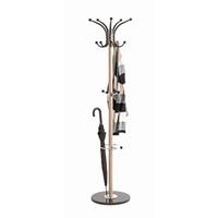 ŠATNÍ STOJAN MUCKI - černá/barvy dubu, Moderní, kov/kámen (39/171cm) - Mömax