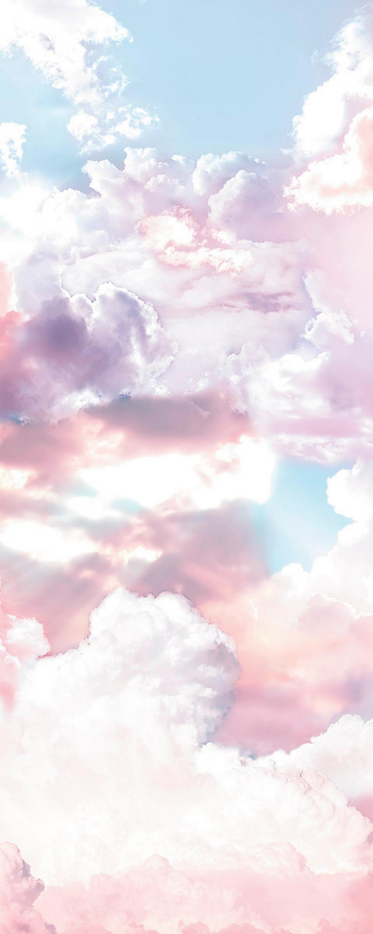 Vliestapete 6027a-Vd1 Clouds Panel - Natur (100/250cm)