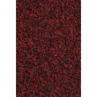 Teppichfliese Rot Solid Vel 50x50 cm Florhöhe 4 mm - Rot, Basics, Textil (50/50cm)