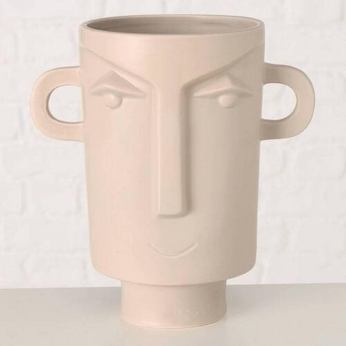 Obal na květináč Brosyo, Ø: 22cm - béžová, Moderní, keramika (22/15cm) - Modern Living