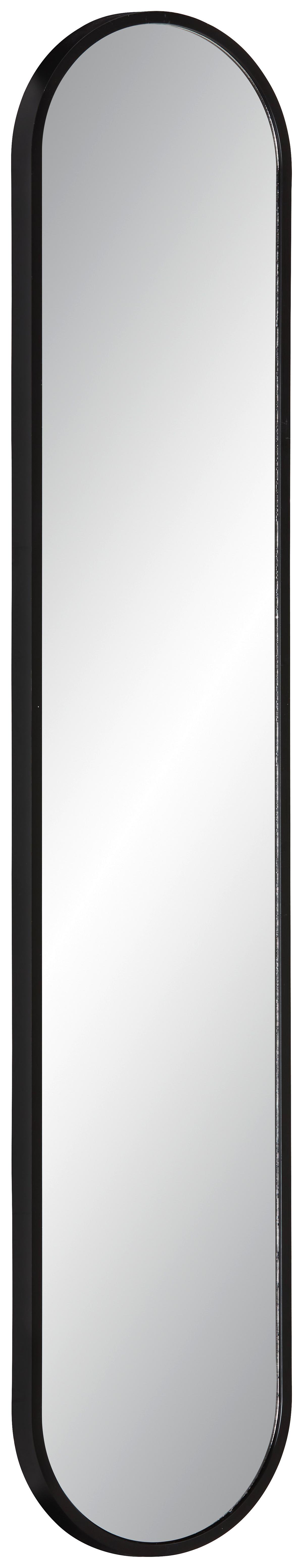 Zrcadlo MONI černá - černá, Moderní, plast/sklo (20/101cm) - Mömax