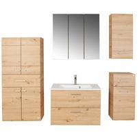 Badezimmer Avensis Eiche Dekor B: 170 cm - Eichefarben, MODERN, Holzwerkstoff (170/144/45cm) - Luca Bessoni