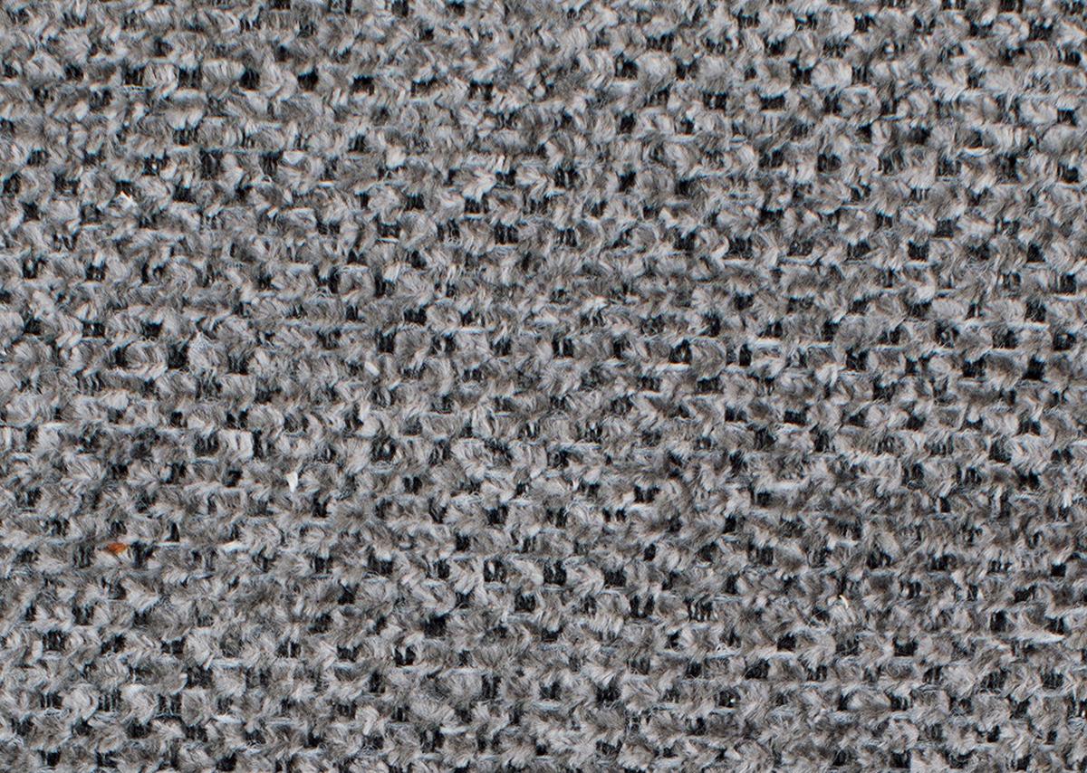 Rohová sedačka ROSALIE, pravá s úložným prostorem a lůžkem - černá/tmavě šedá, Konvenční, kov/textil (265/184cm)