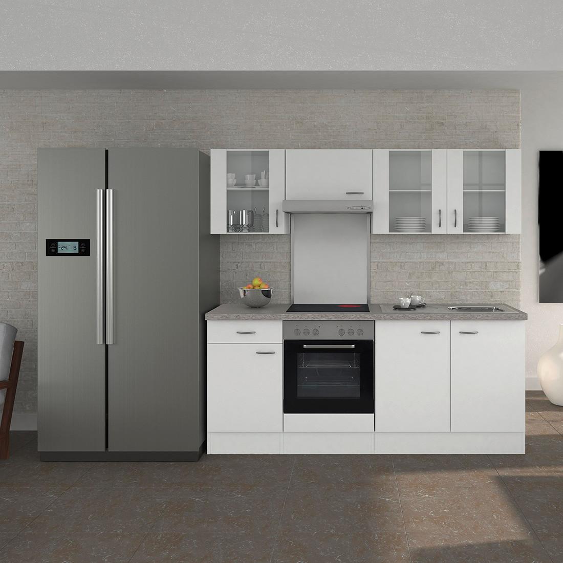 2539007801 - Küchenblock Lucca 310cm Weiß