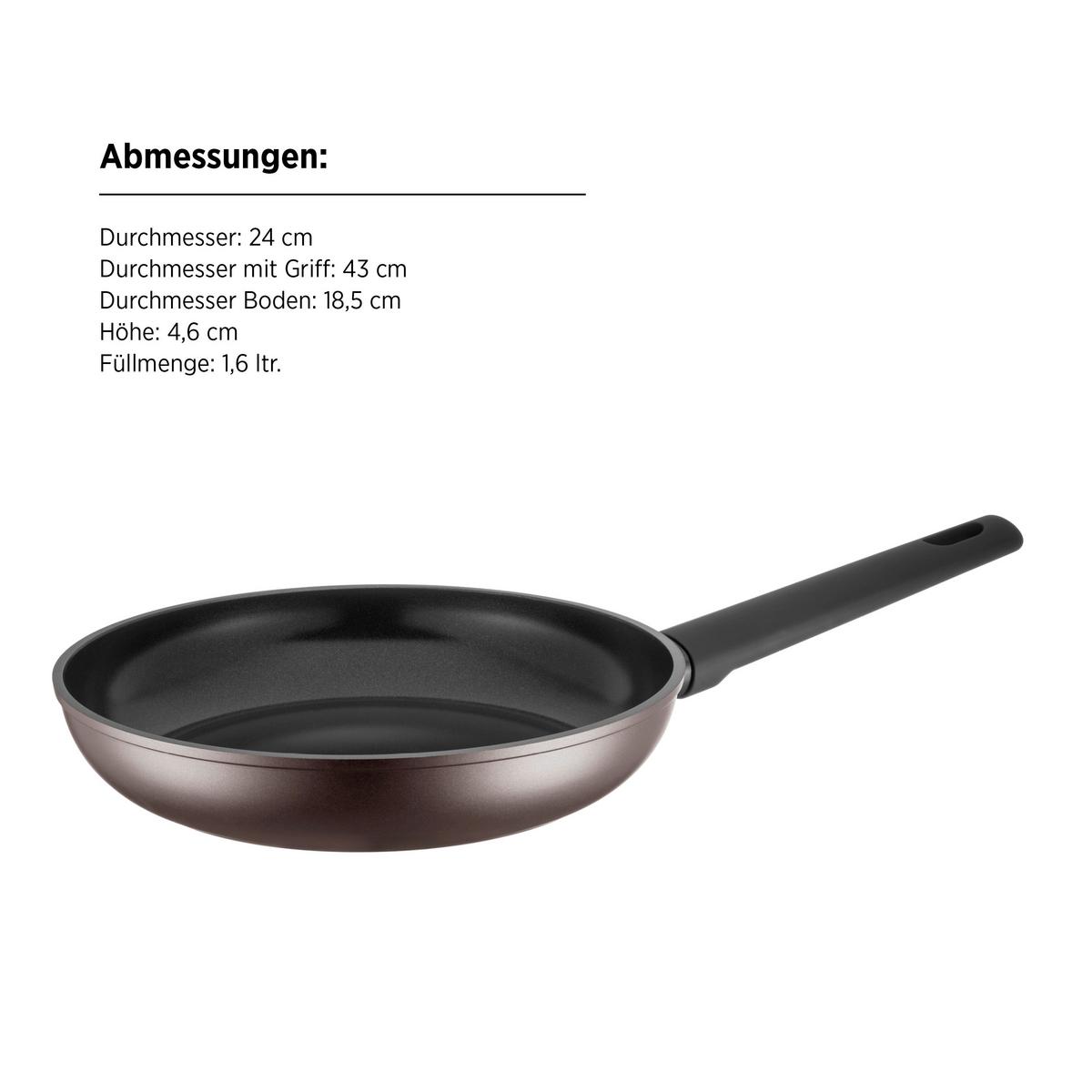Pfannenset Stellara 4-Teilig Aluminium, Bronzefarben - Bronzefarben, Basics, Metall - Mäser
