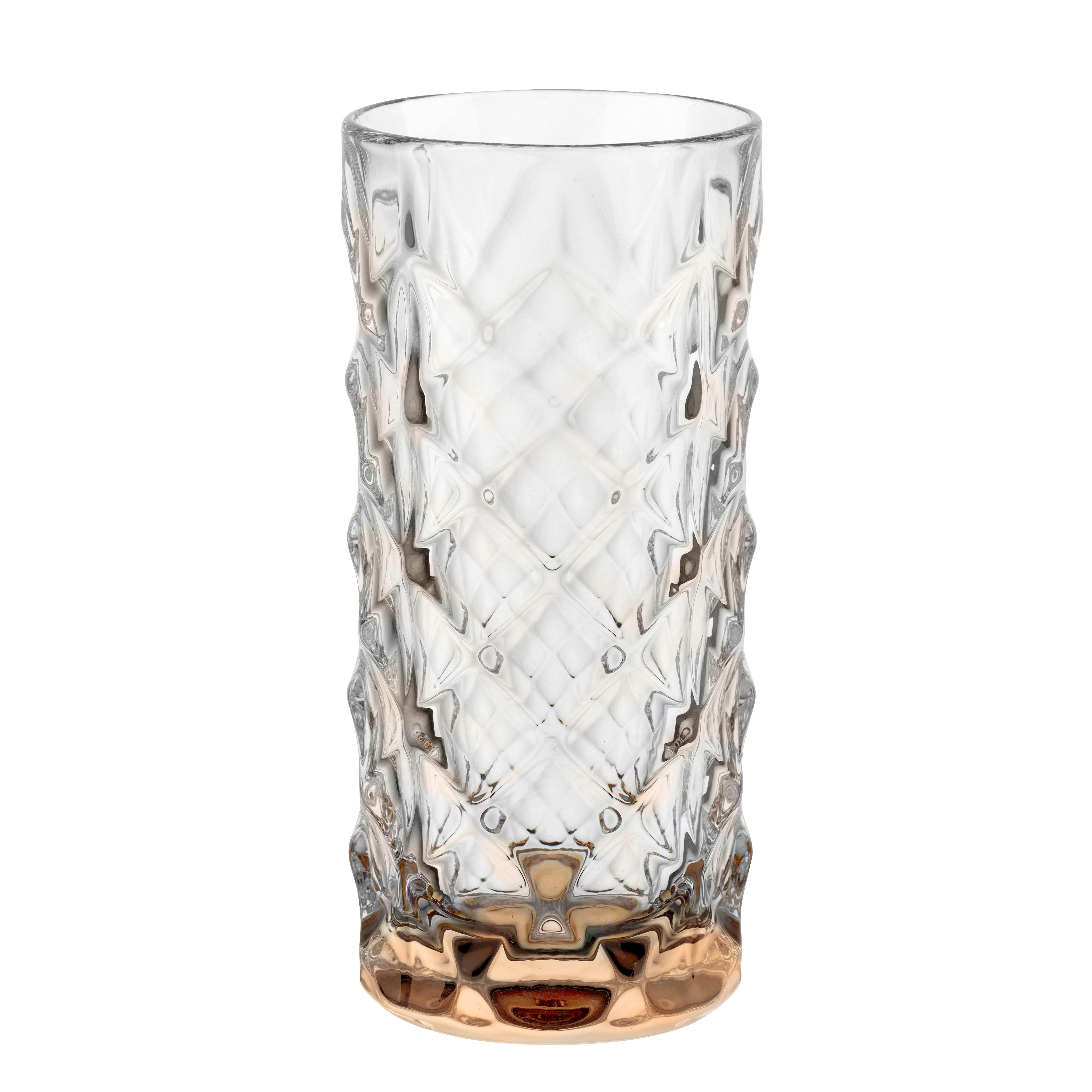 Longdrinkglas Nelson - Bernsteinfarben, Basics, Glas (0,33l) - Bohemia