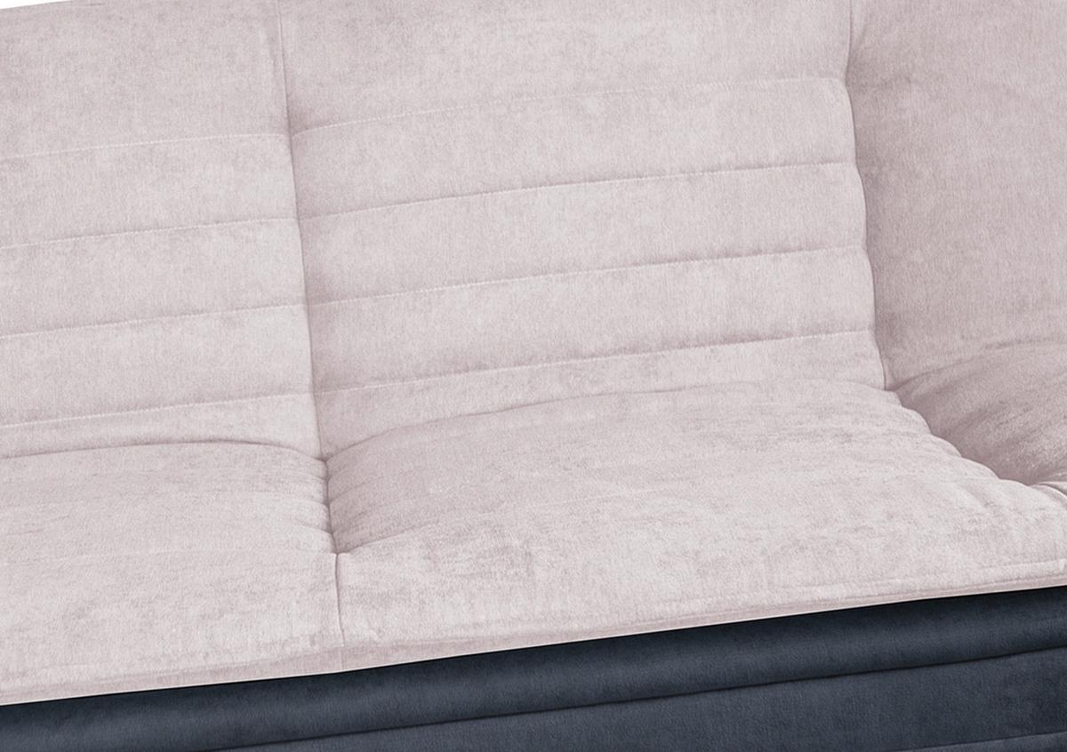 Schlafsofa Donut, Anthrazit/rosa B: 194cm - Anthrazit/Schwarz, MODERN, Textil (194/90/100cm) - P & B