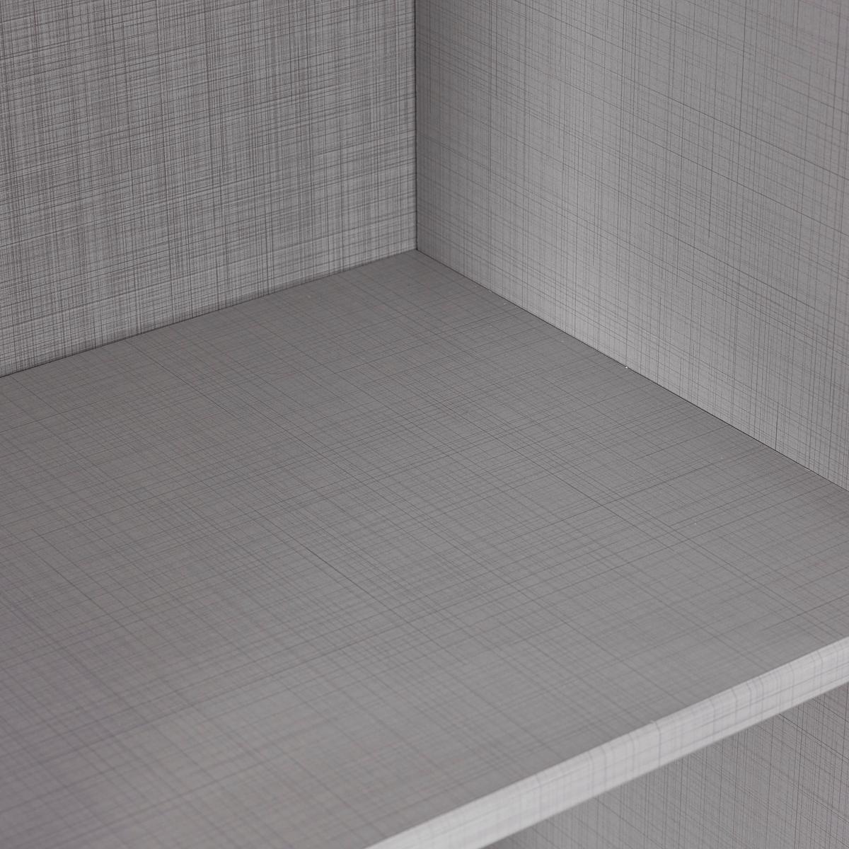 Šatníková skriňa NEW YORK - čierna/sivá, Konventionell, kov/kompozitné drevo (45/236/40cm) - Premium Living